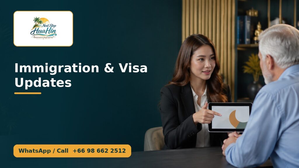 Immigration & Visa Updates – Next Step Hua Hin