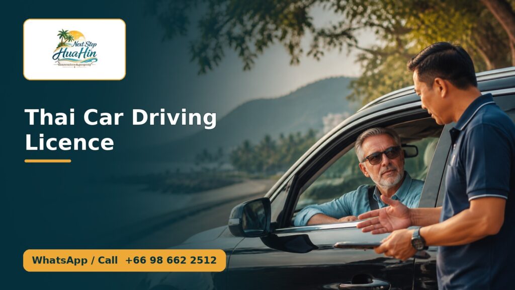 Thai Car Driving Licence – Next Step Hua Hin