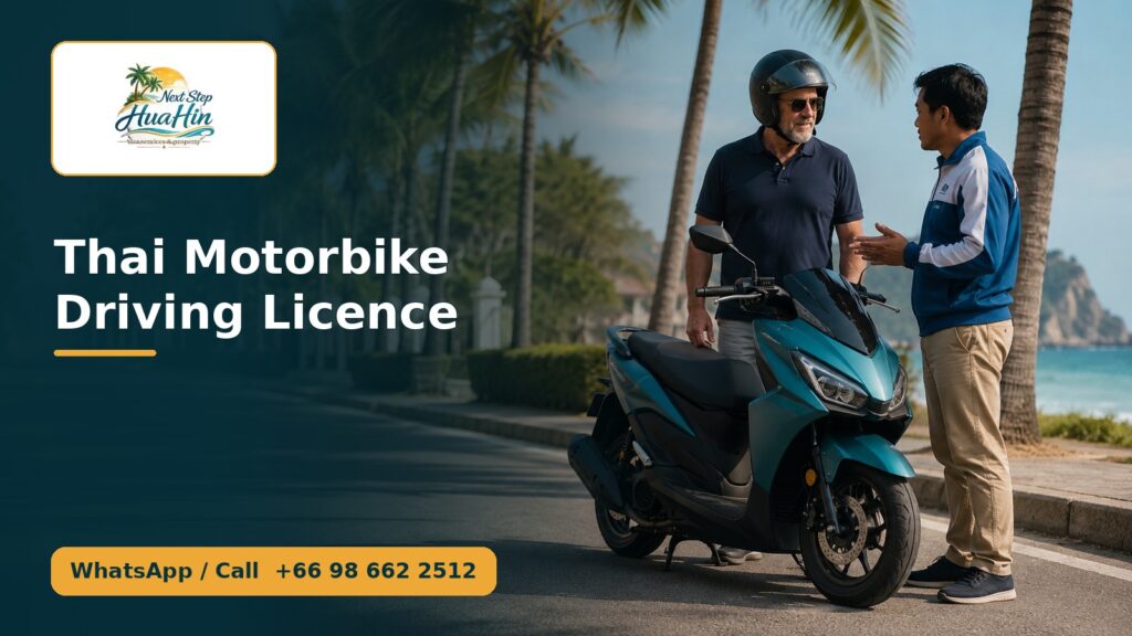 Thai Motorbike Driving Licence – Next Step Hua Hin