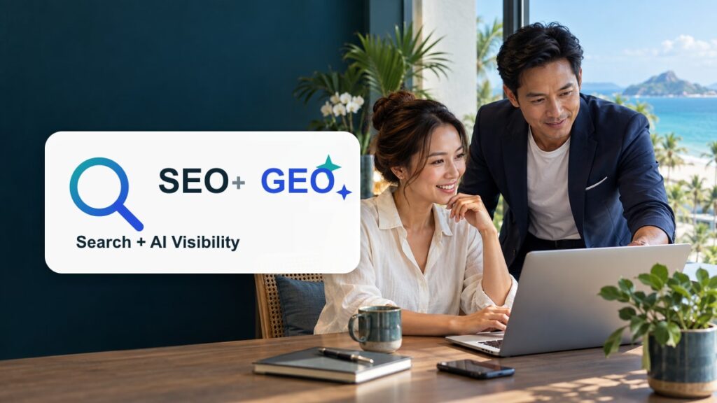 SEO and AI search optimization consultation for a Hua Hin business
