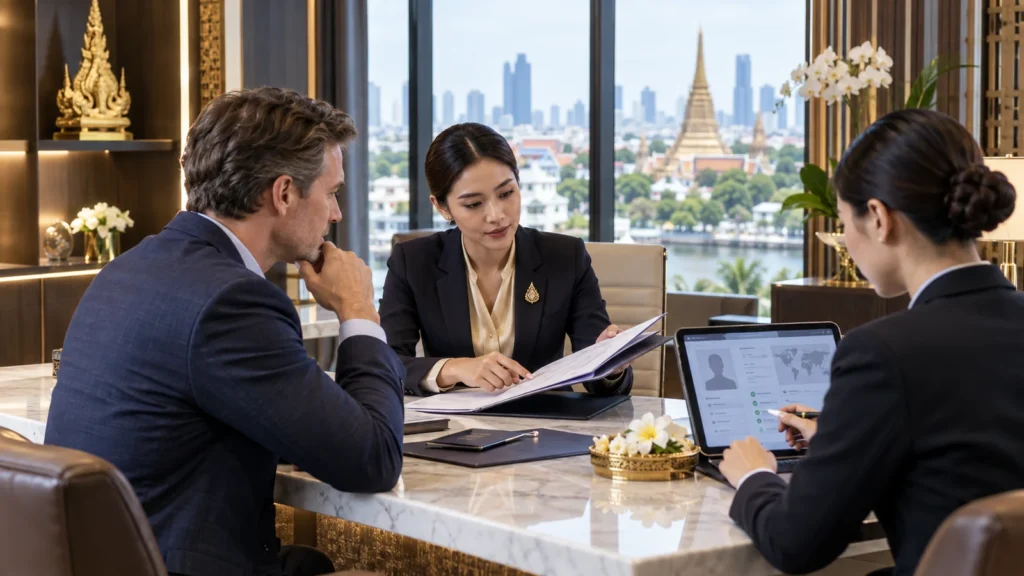 Professional review of a Thailand Privilege application during enhanced security screening